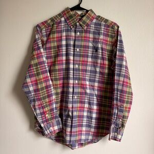 Ralph Lauren Kids Multicolor Plaid Button Down Shirt